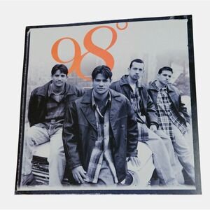 98° Invisible Man 1997 Promo‎ Flat Poster 12x12 Double Sided Motown Records